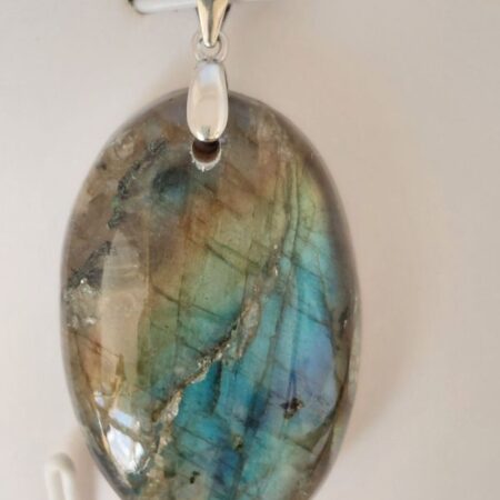 LABRADORITE pendentif ovale