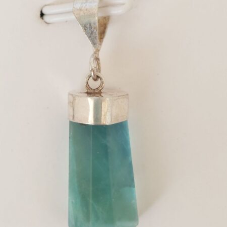 FLUORITE BLEUE pendentif