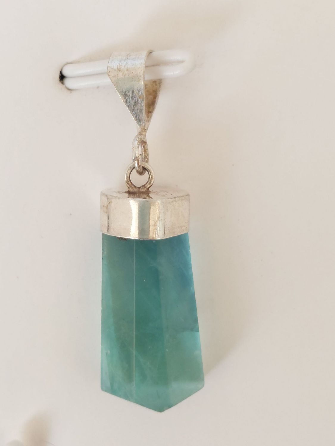 FLUORITE BLEUE pendentif