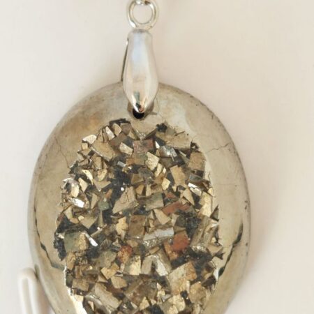 PYRITE pendentif ovale