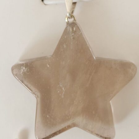 QUARTZ FUME pendentif étoile