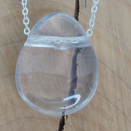 CRISTAL DE ROCHE pendentif goutte
