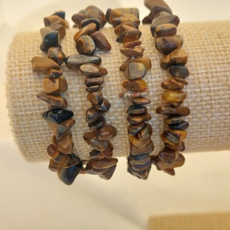 Bracelet baroque en Œil de Tigre