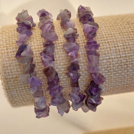 Bracelet baroque en Améthyste