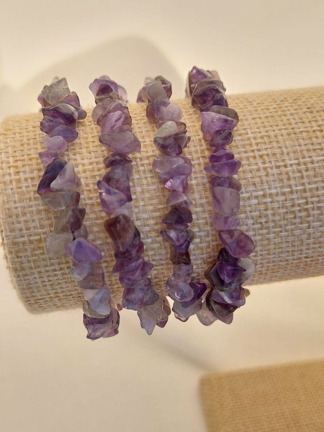 Bracelet baroque en Améthyste