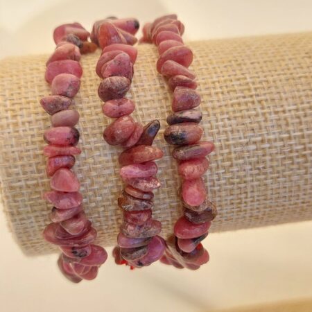 Bracelet baroque en Rhodonite