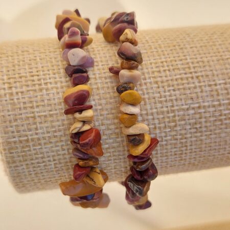Bracelet baroque en Jaspe Mokaite