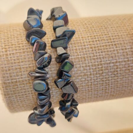 HEMATITE bracelet baroque