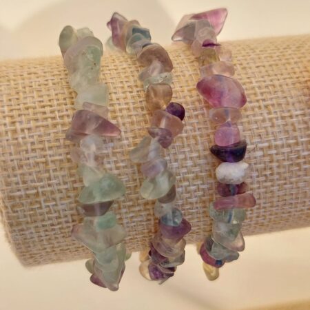 Bracelet baroque en Fluorite
