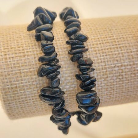 OBSIDIENNE OEIL CELESTE bracelet baroque