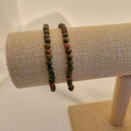 UNAKITE bracelet 4 mm