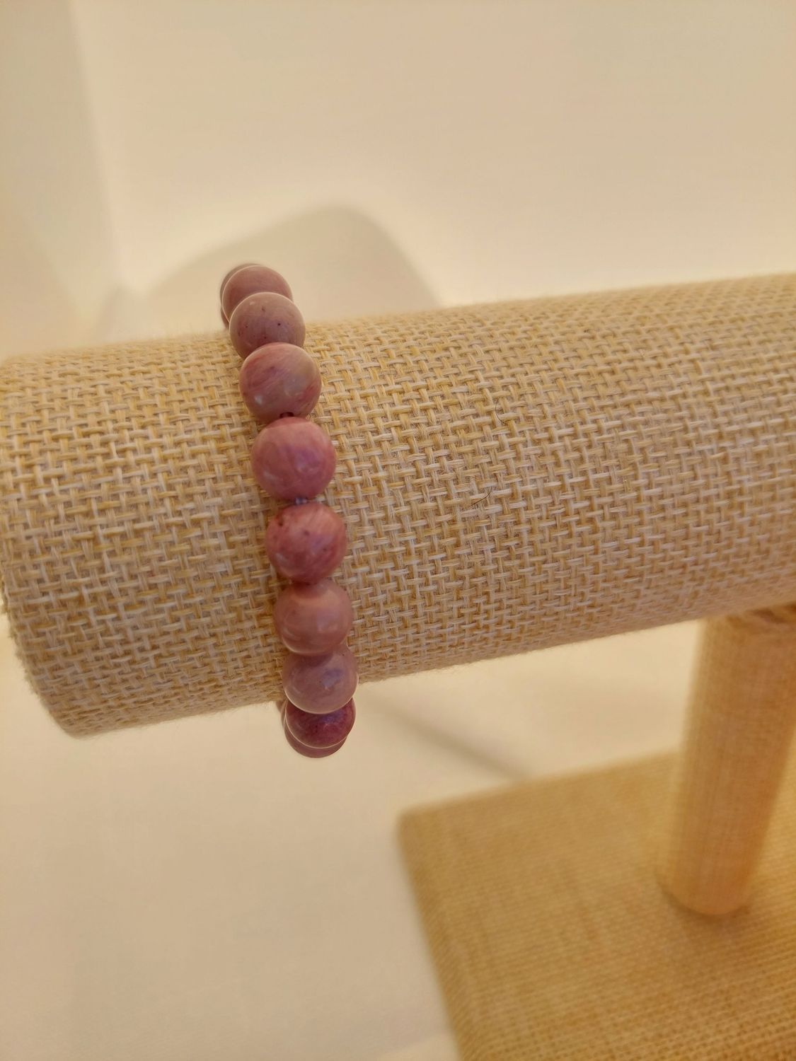 RHODONITE bracelet 9 mm