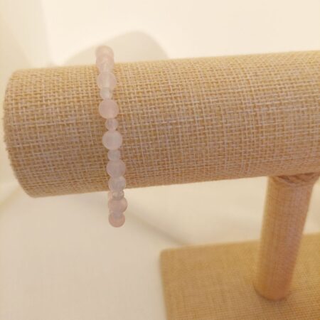 QUARTZ ROSE bracelet 4-6 mm