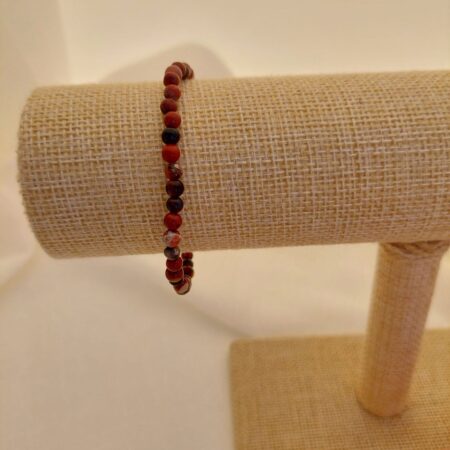 JASPE ROUGE bracelet 4 mm