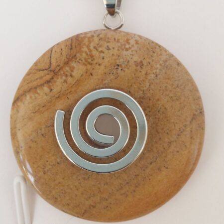 JASPE PAYSAGE pendentif donut
