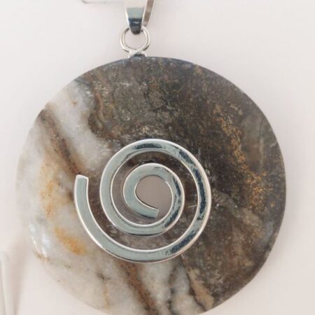 JASPE PAYSAGE pendentif donut