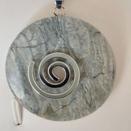 JASPE PAYSAGE pendentif donut